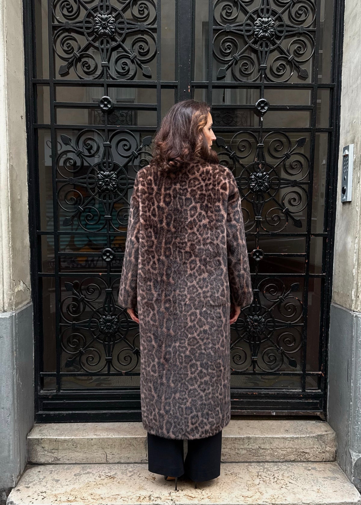 Mantel aus Fake-Fur &#39;Leo&#39;
