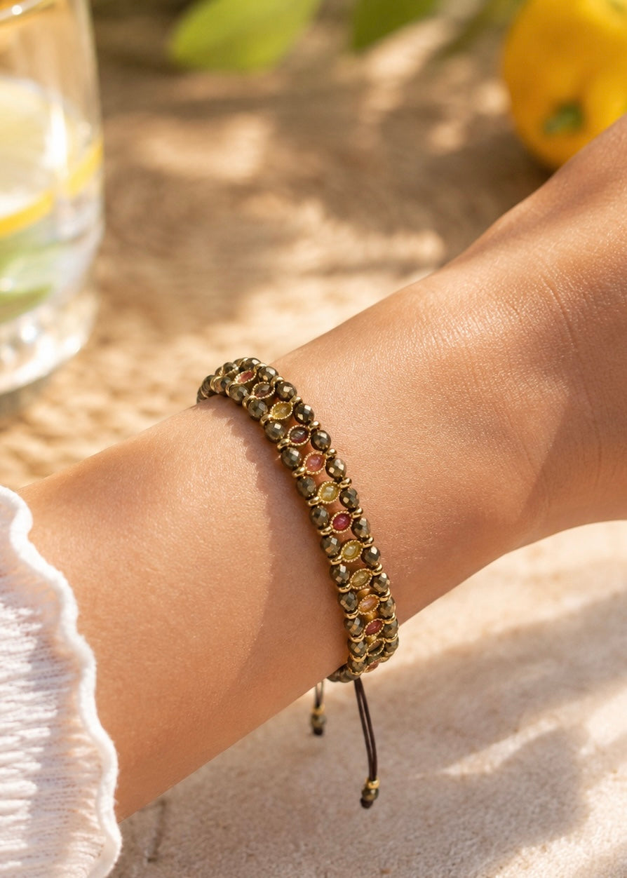 Armband 'Pyrit'