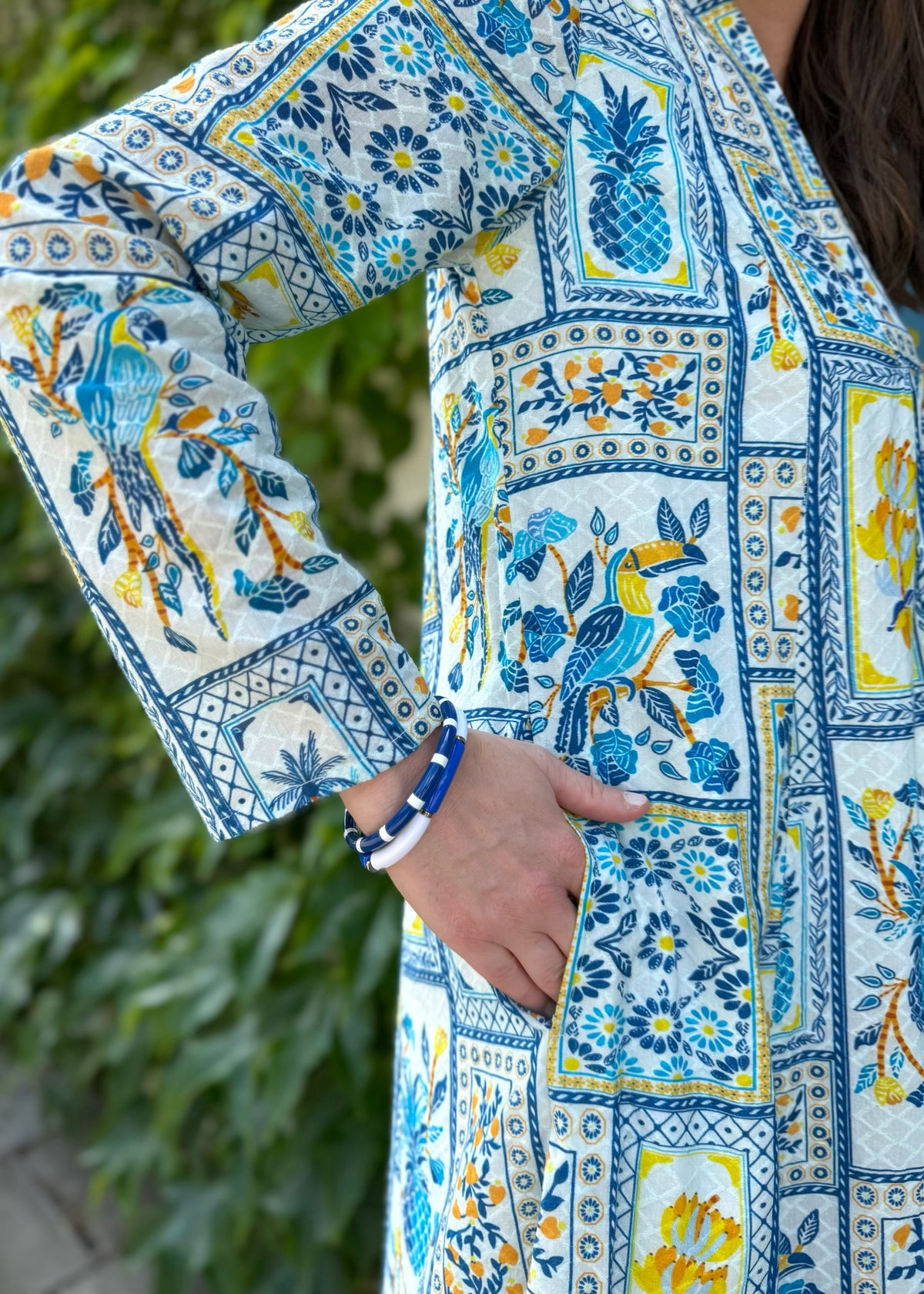Kleid &#39;Sandelwood&#39; Blau