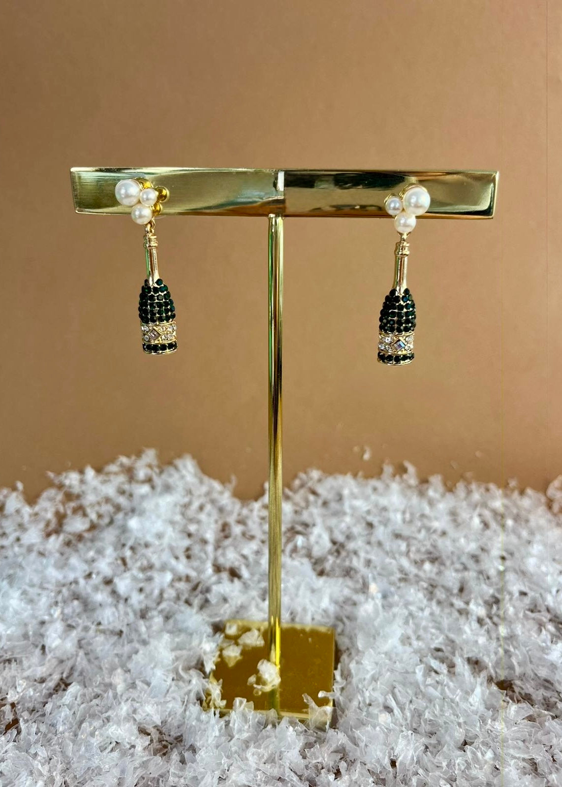 Funny Ohrringe X-Mas 'Champagner'