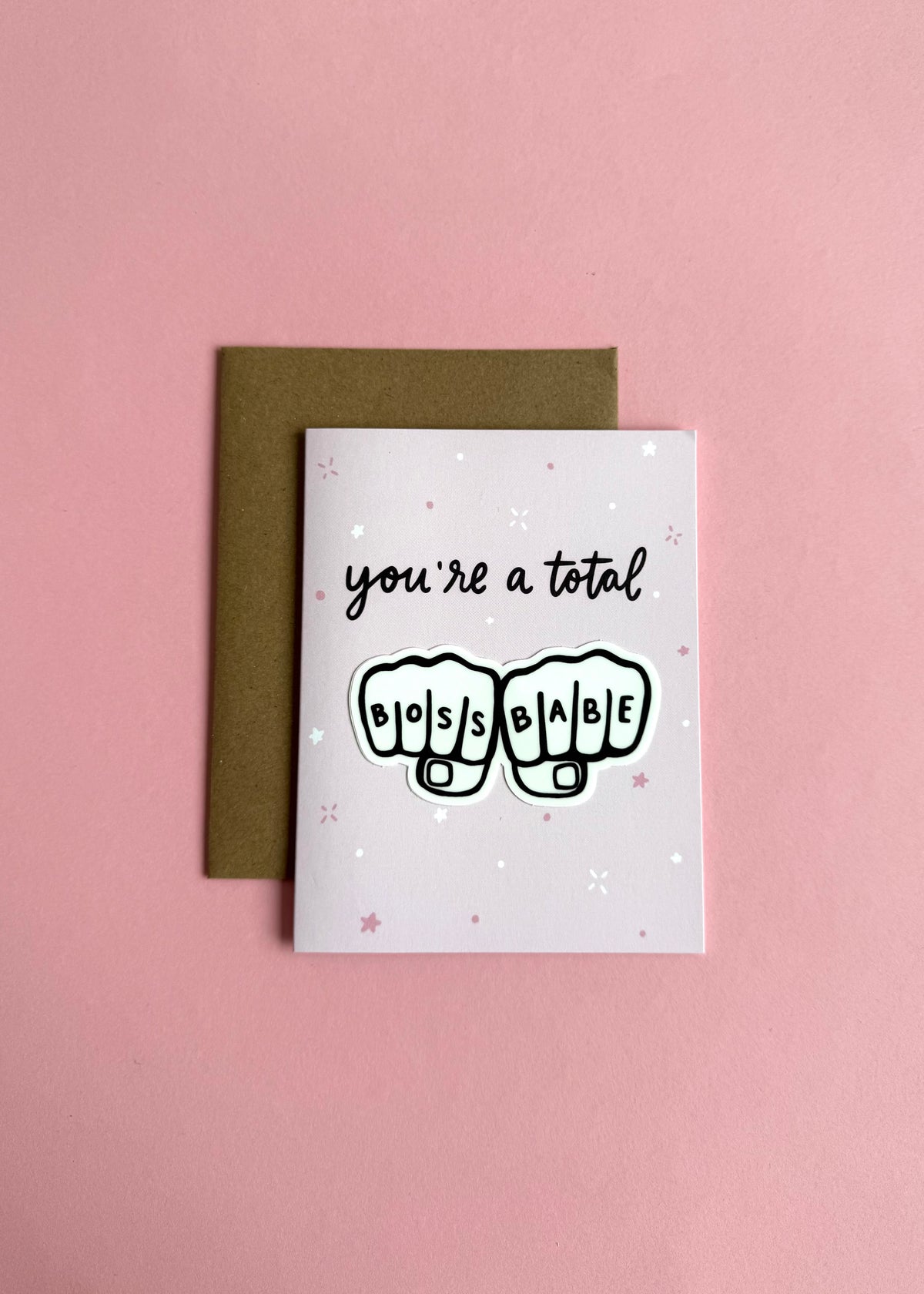 Karte &#39;Boss Babe&#39;