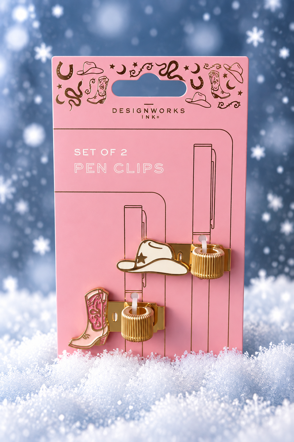 Stifte Clips Set 'Cowboy'
