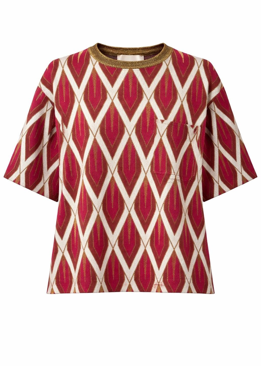 Strick-Top mit Lurex