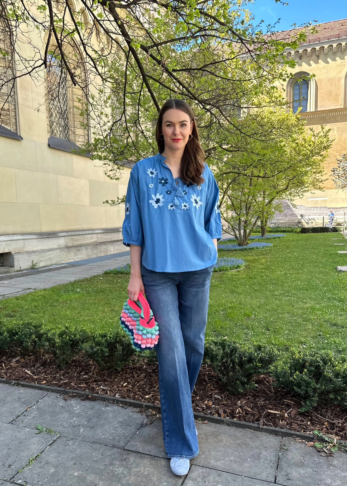 Boho-Bluse &#39;Blume&#39;