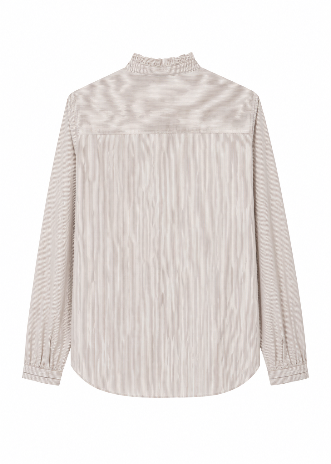 Bluse mit Stehkragen 'Stripes'