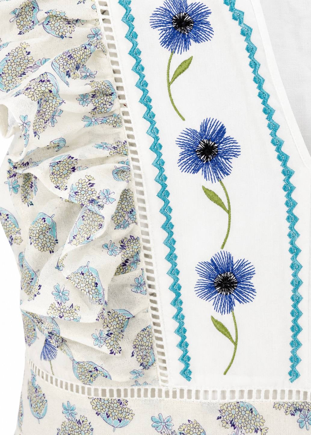 Maxi Stufenkleid 'Veilchen'