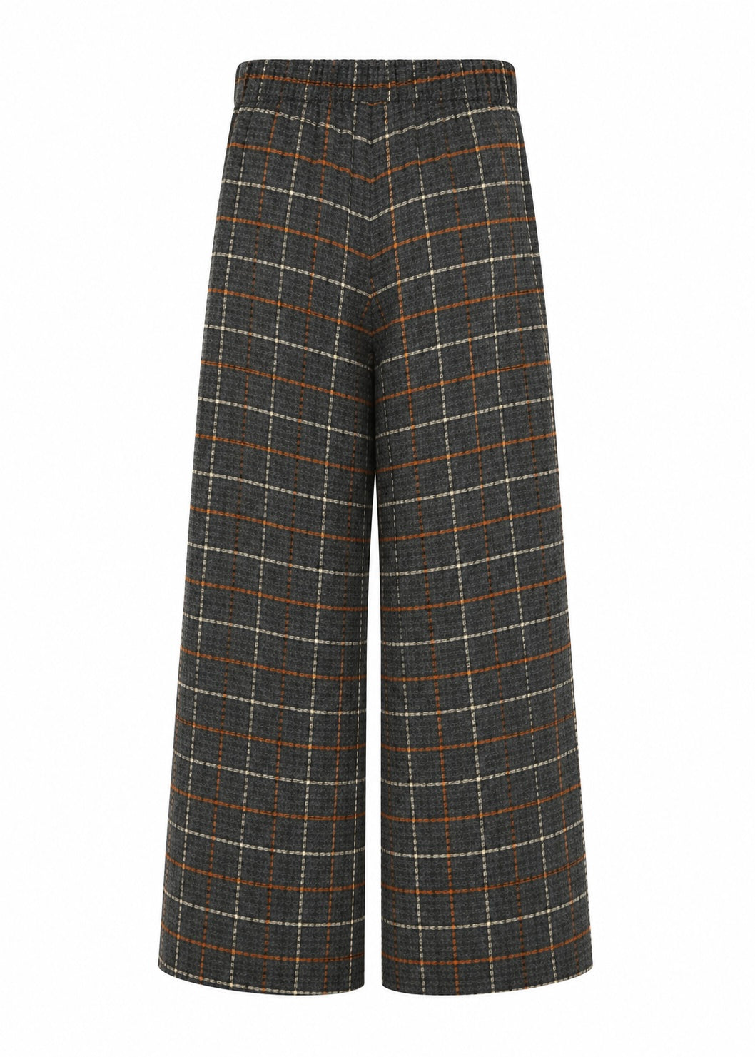 Hose mit Bundfalte 'Karo'