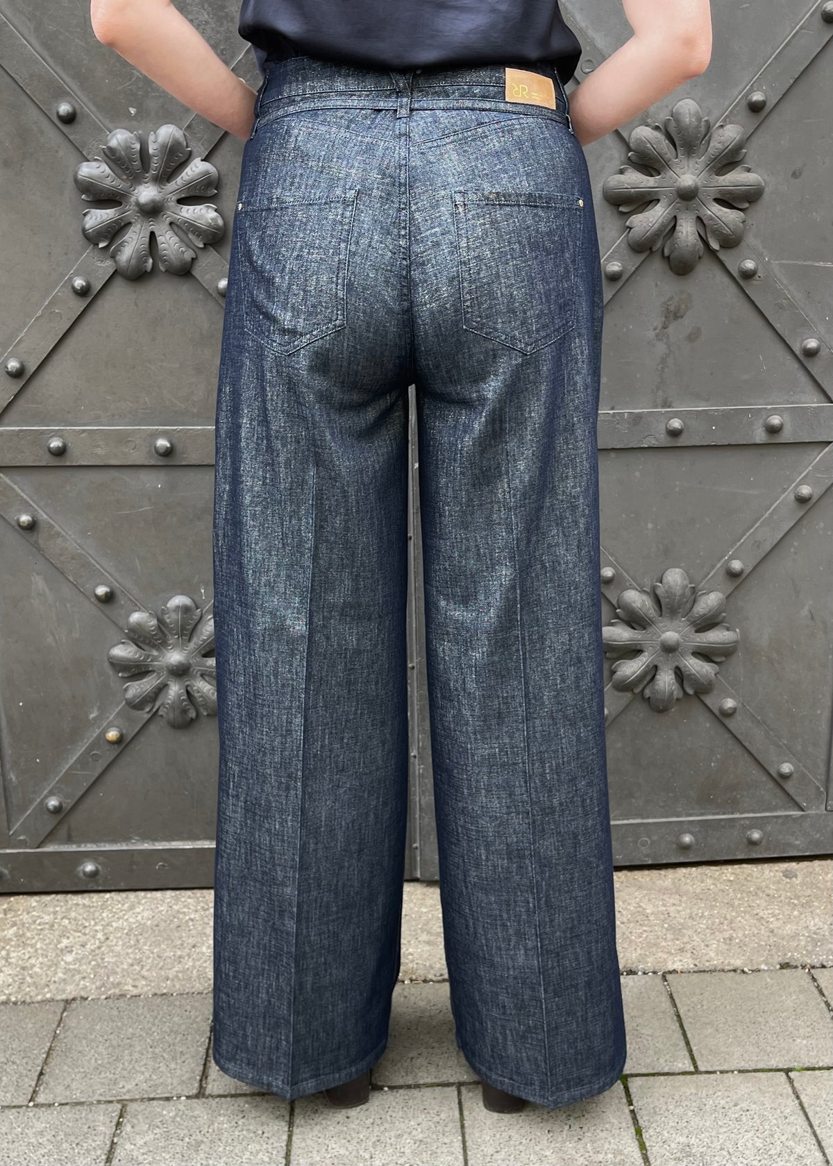 High-Waist Jeans &#39;Sventy Belt&#39;