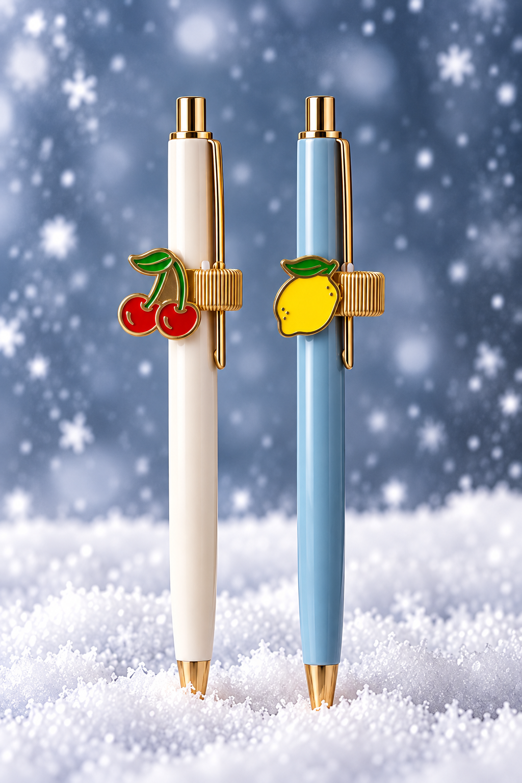 Stifte Clips Set 'Zitrone & Kirsche'