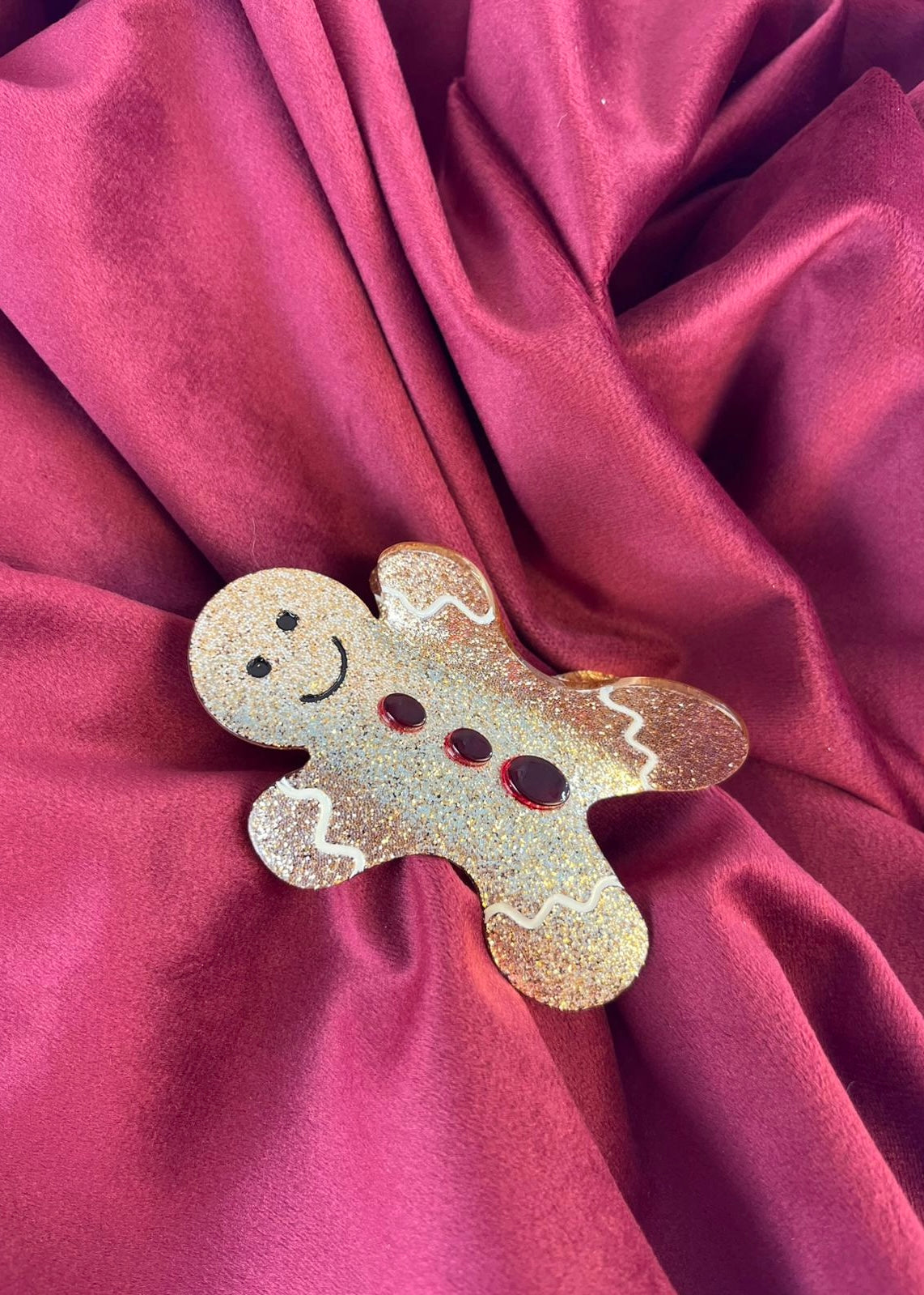 Haarklammer 'X-Mas Lebkuchen'