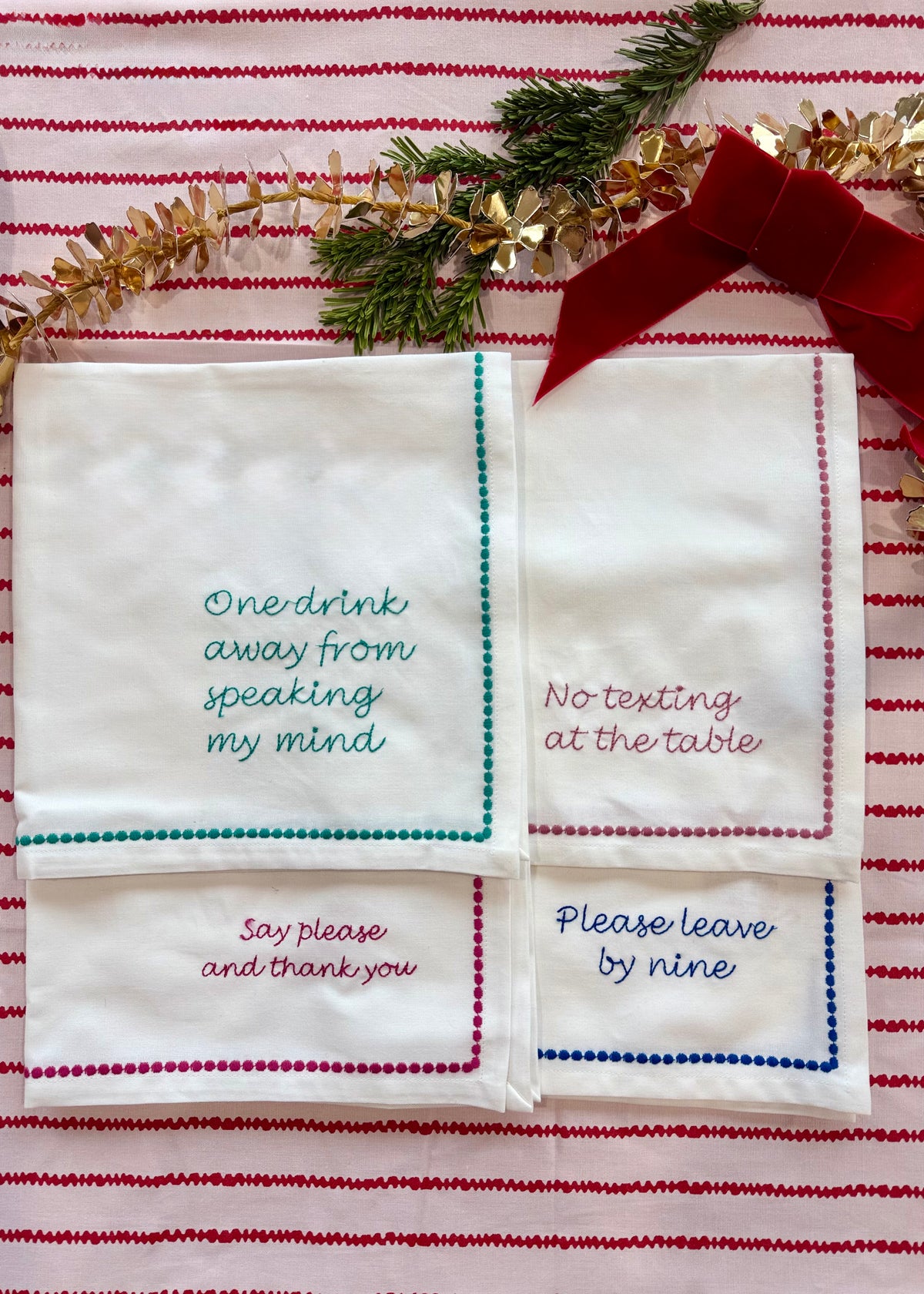 Stoff-Servietten 4er Set