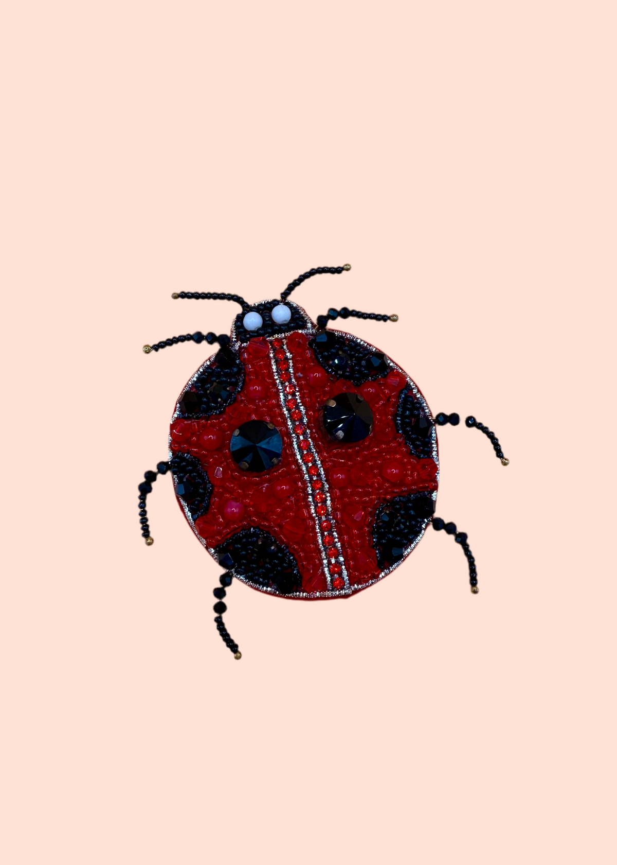 Brosche &#39;Marienkäfer&#39;