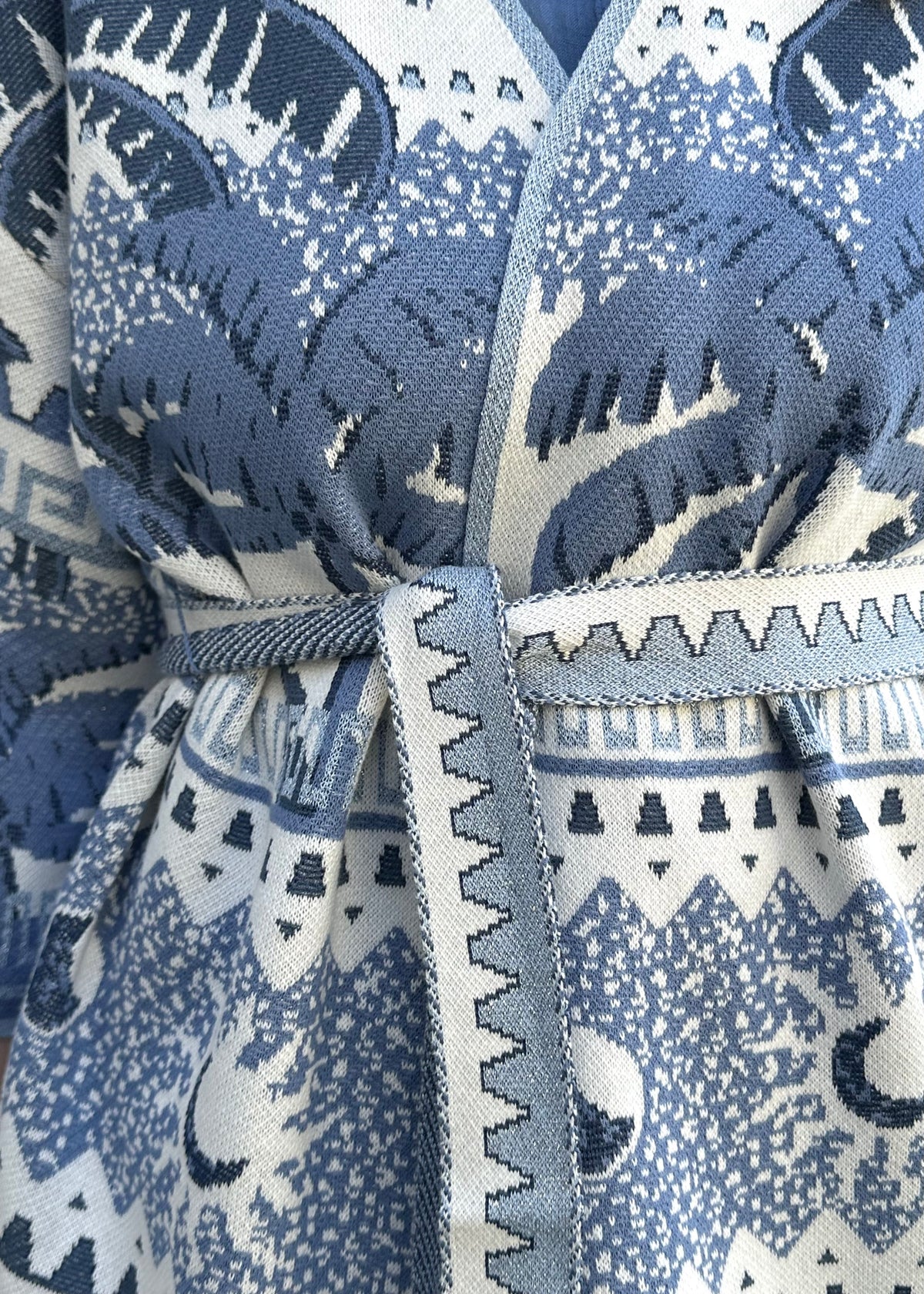 Strickjacke &#39;Palmen&#39;