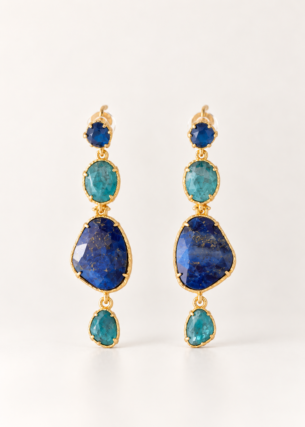 Ohrhänger 'Azurite'
