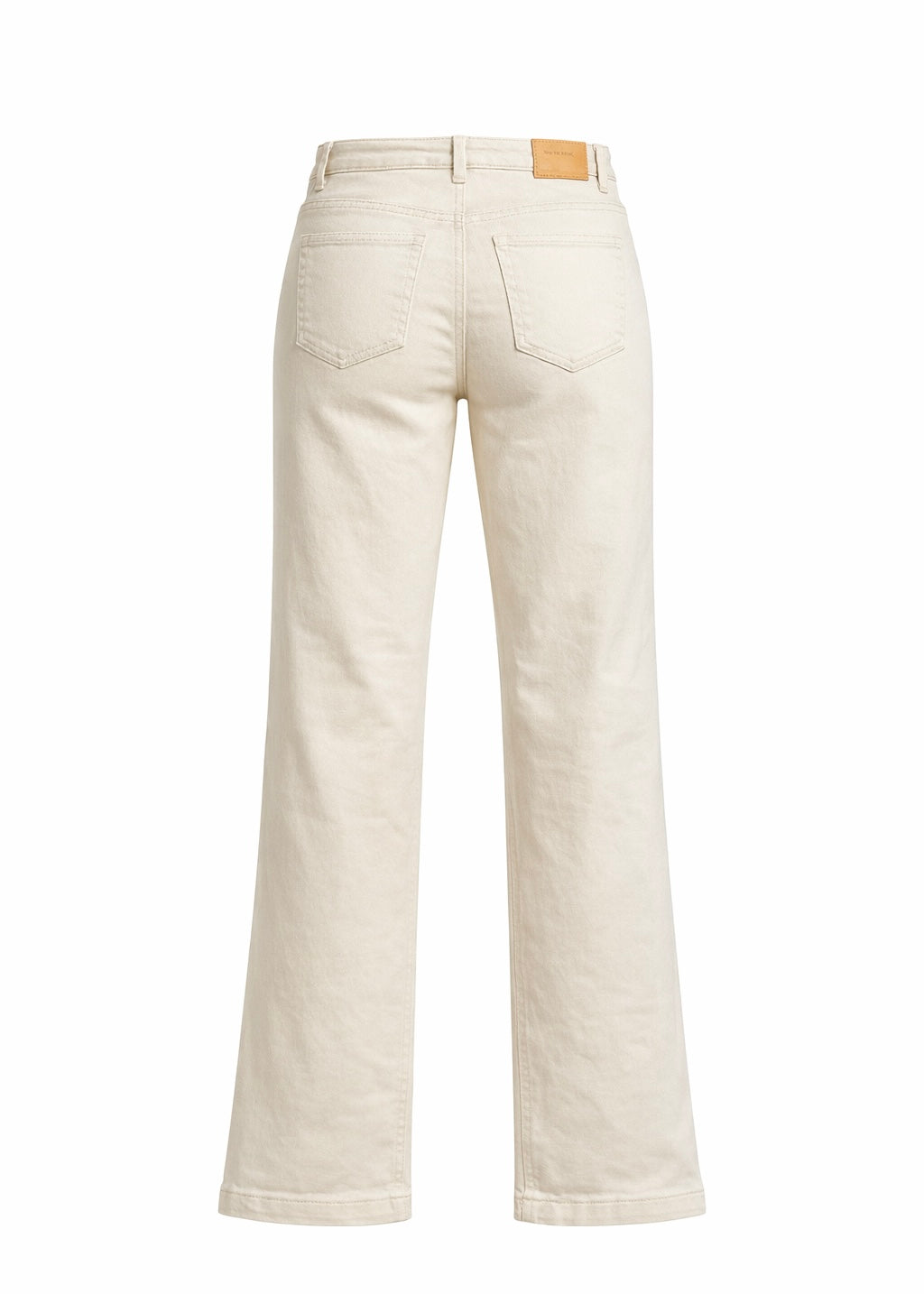 Jeans Wide Leg 'Oatmeal'