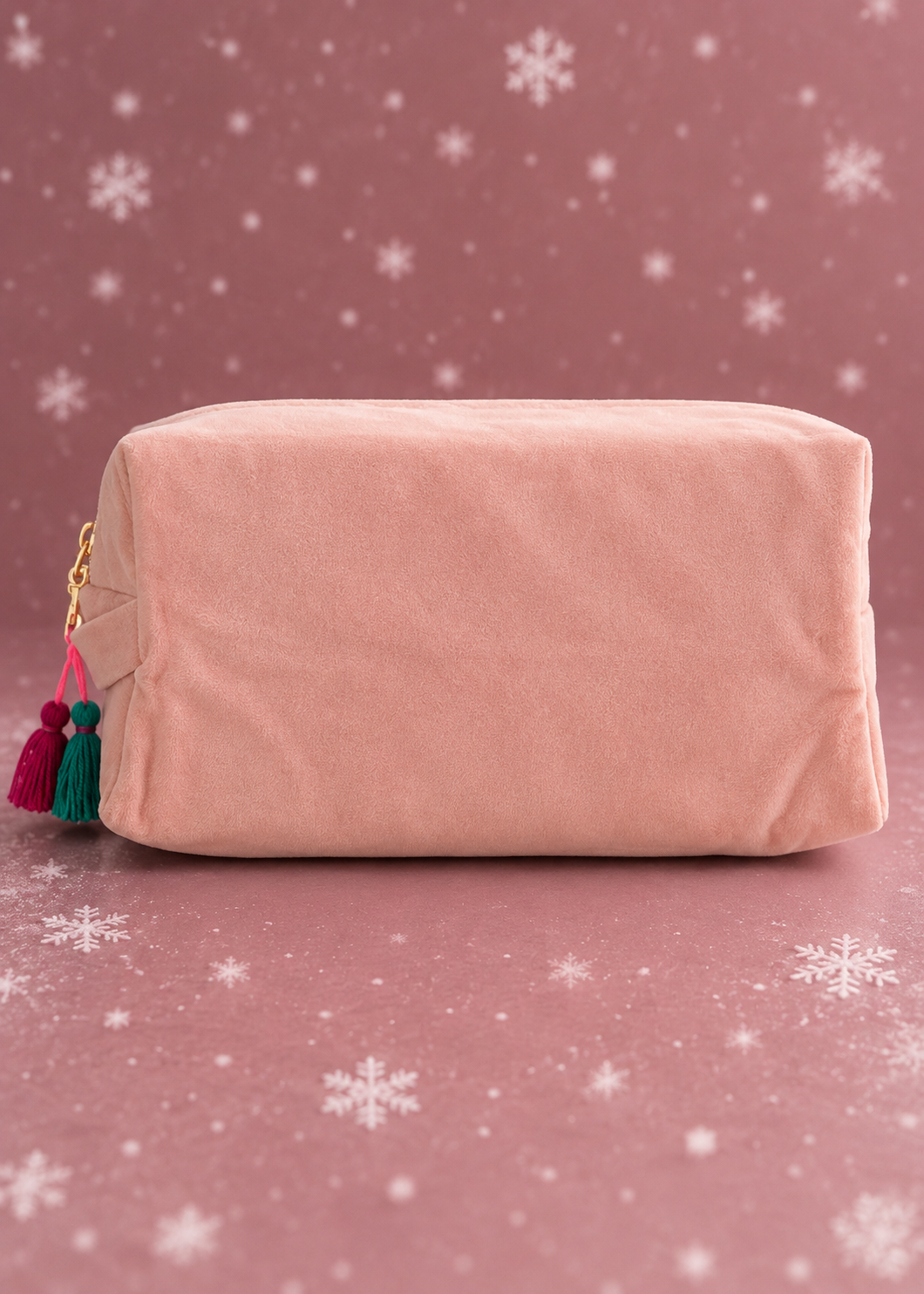 Kosmetik Pouch Samt 'Ski'