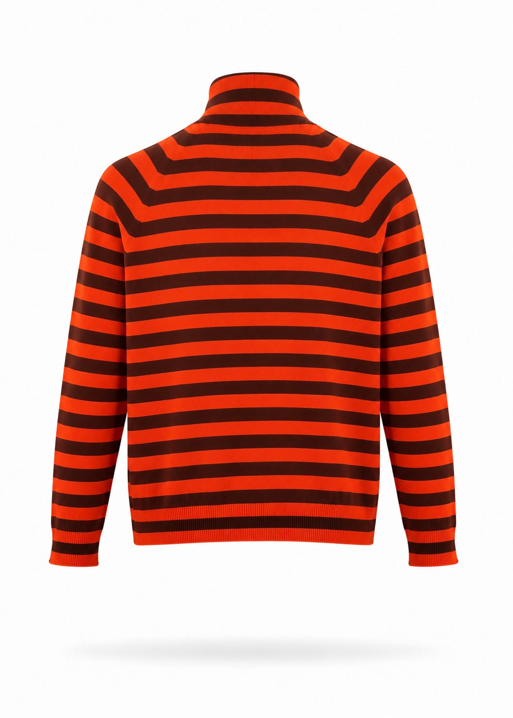 Ringel-Pullover 'Orange-Braun'
