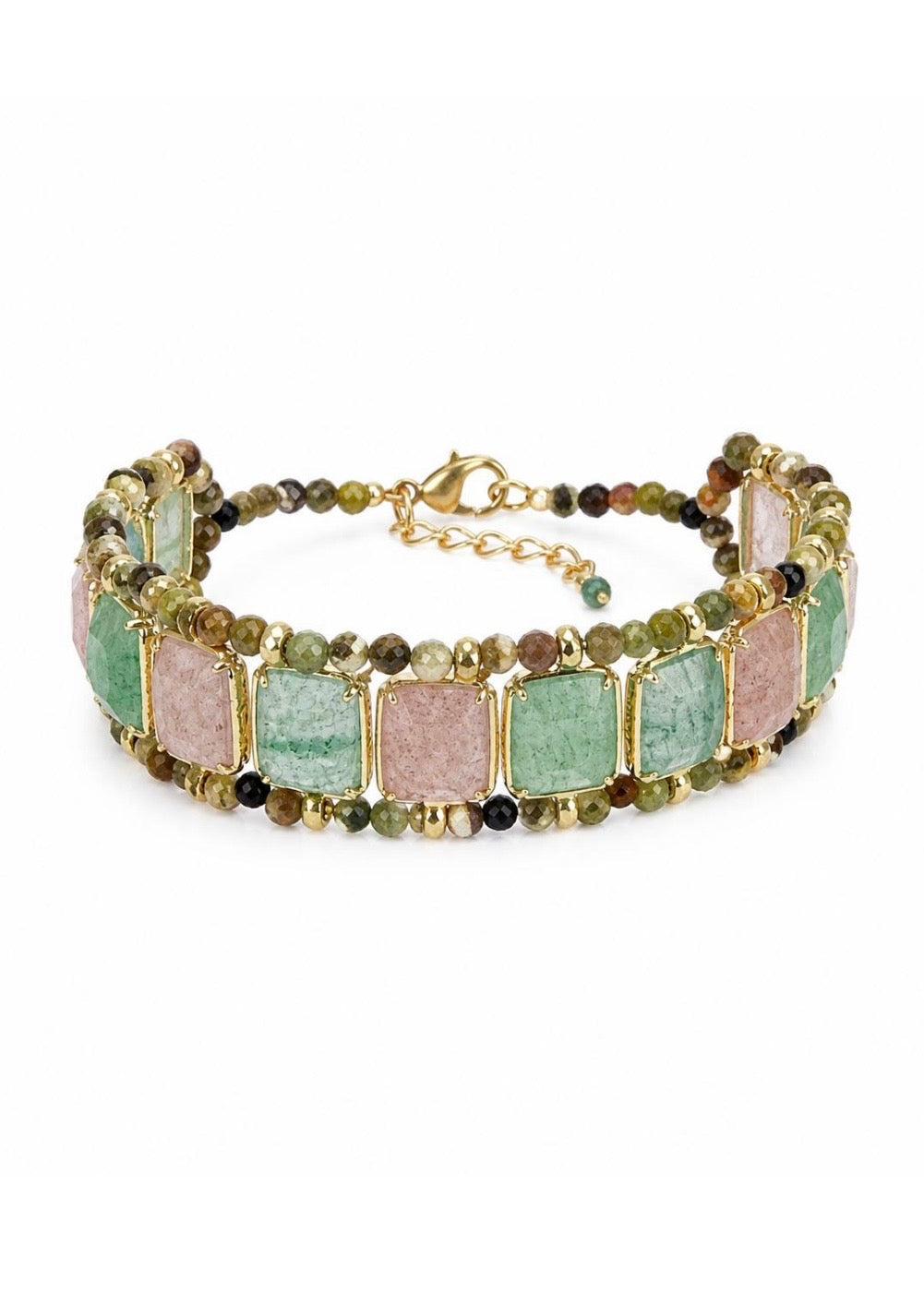 Armband breit 'Aventurin'
