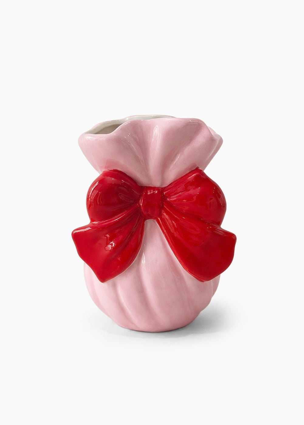 Keramik Vase 'Schleife'