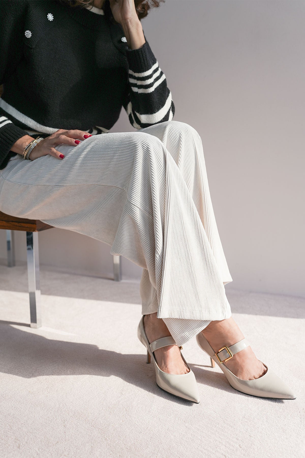 Mary Jane Pumps aus Lackleder