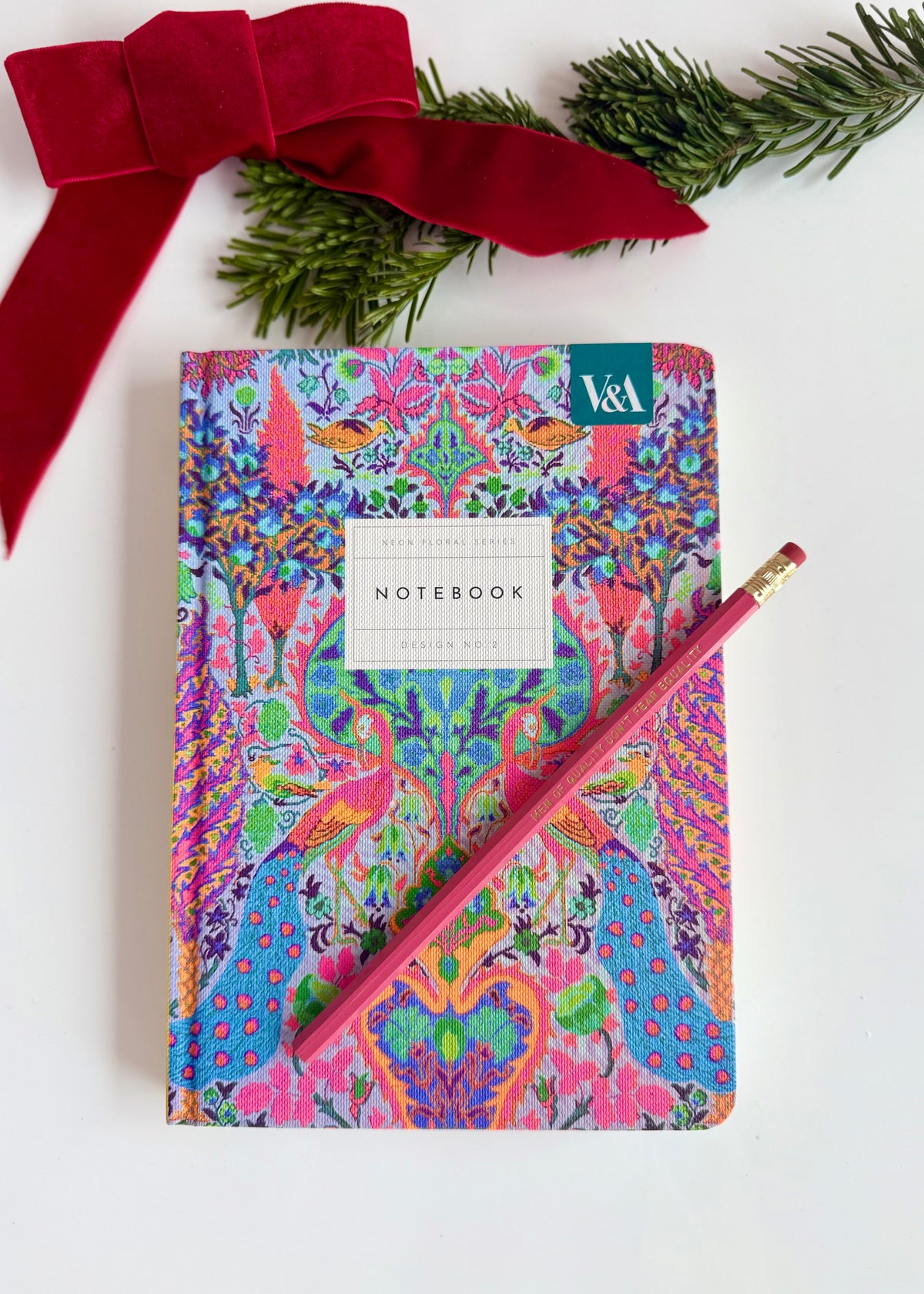 Hardcover Notizbuch Neonfloral
