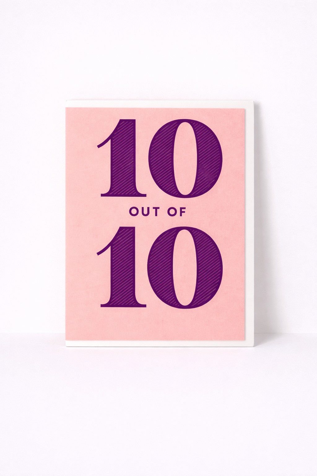 Karte '10 Out Of 10'
