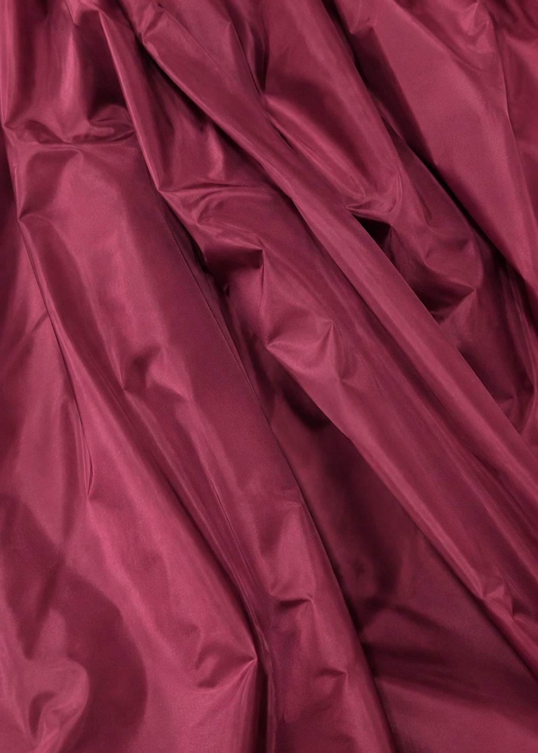 Midi-Rock aus Taft 'Bordeaux'