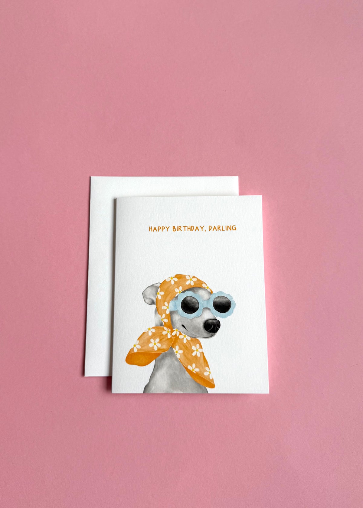 Karte &#39;Happy Birthday&#39; Darling-Dog