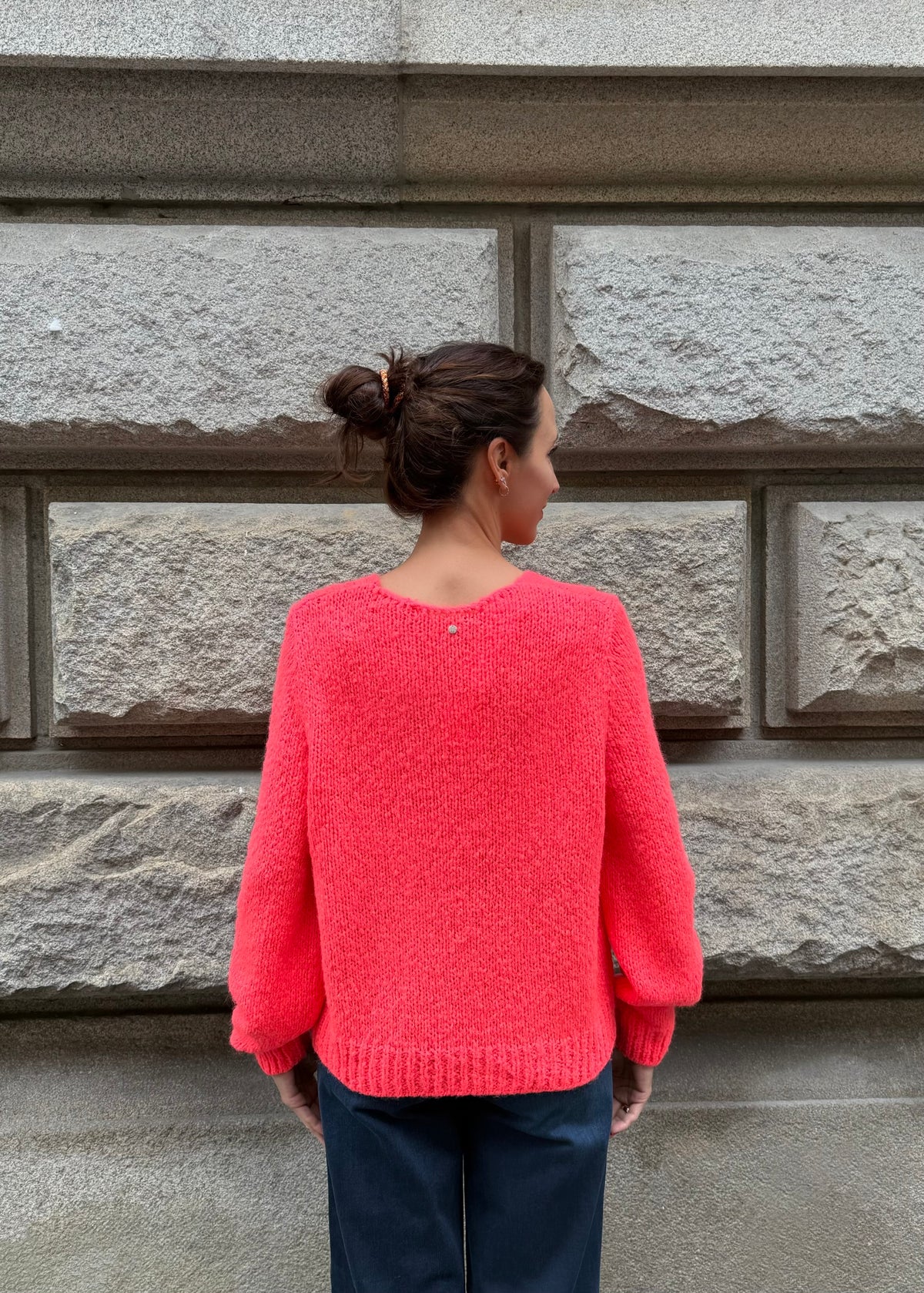 Strickpullover &#39;Neonpink&#39;