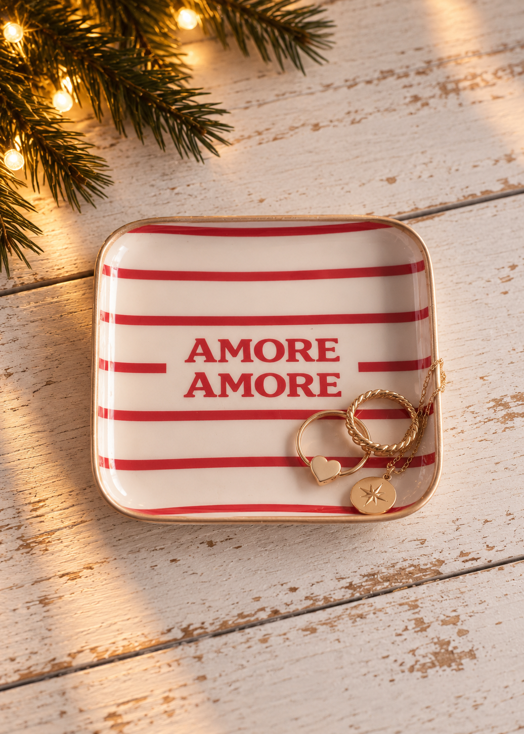 Metall Tablett 'Amore'