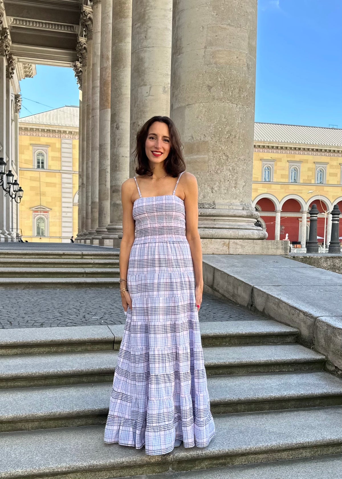 Trägerkleid &#39;Karo&#39;