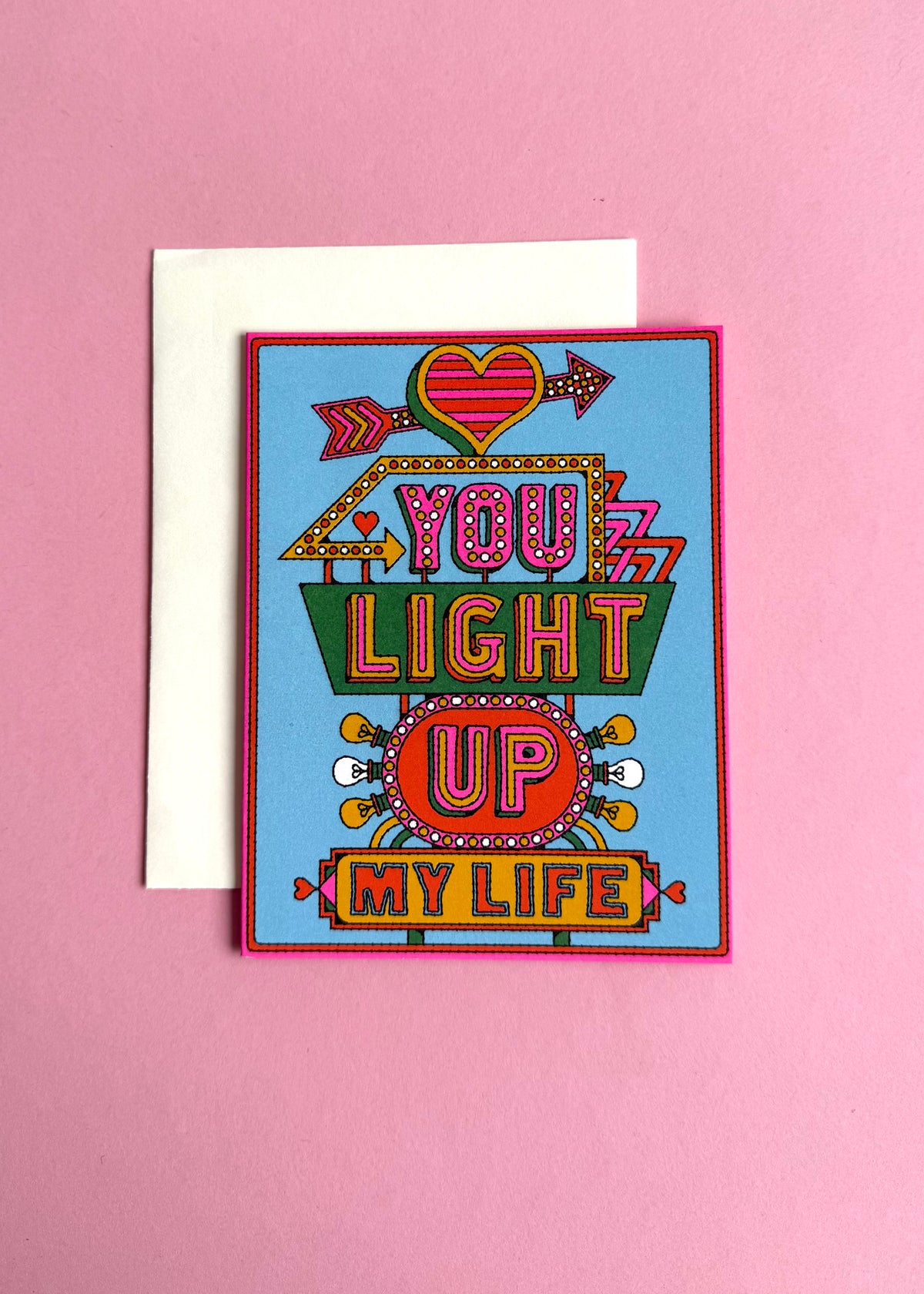 Karte &#39;You Light Up My Life&#39;