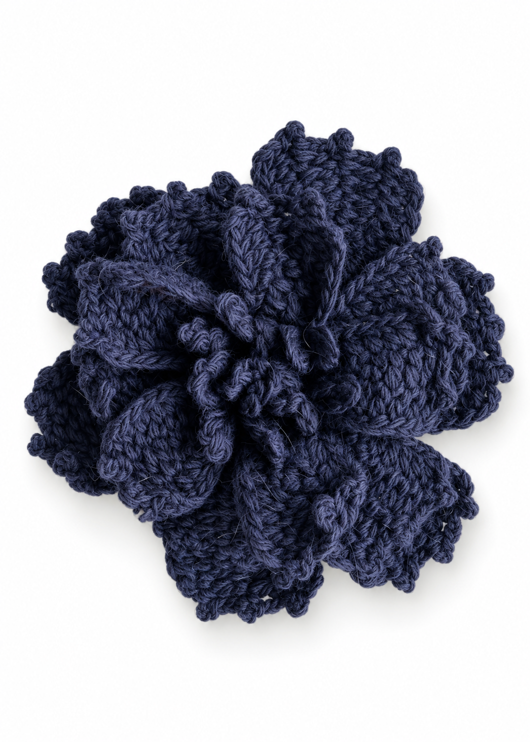 Brosche Blüte 'Navy'