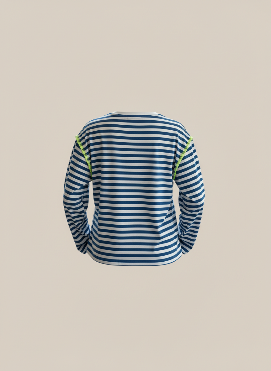 Ringel Longsleeve mit Crochet