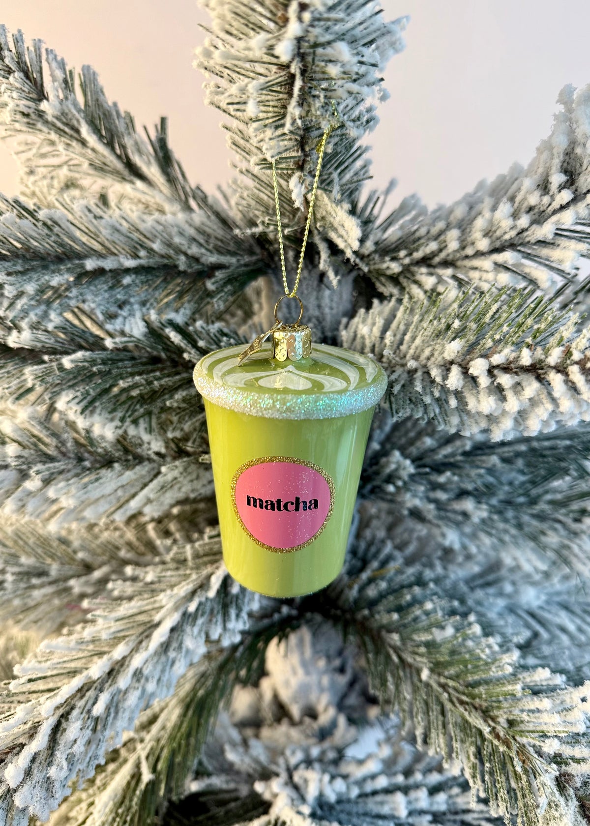 Christbaumanhänger 'Matcha'