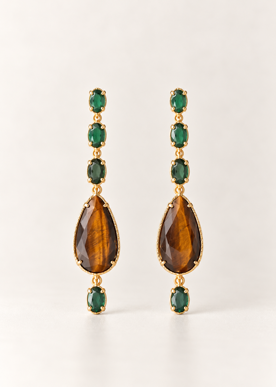 Ohrhänger 'Malachite'