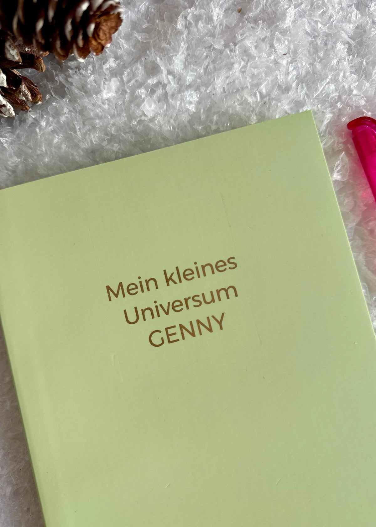 Personalisierbares Notizbuch 'Rot'