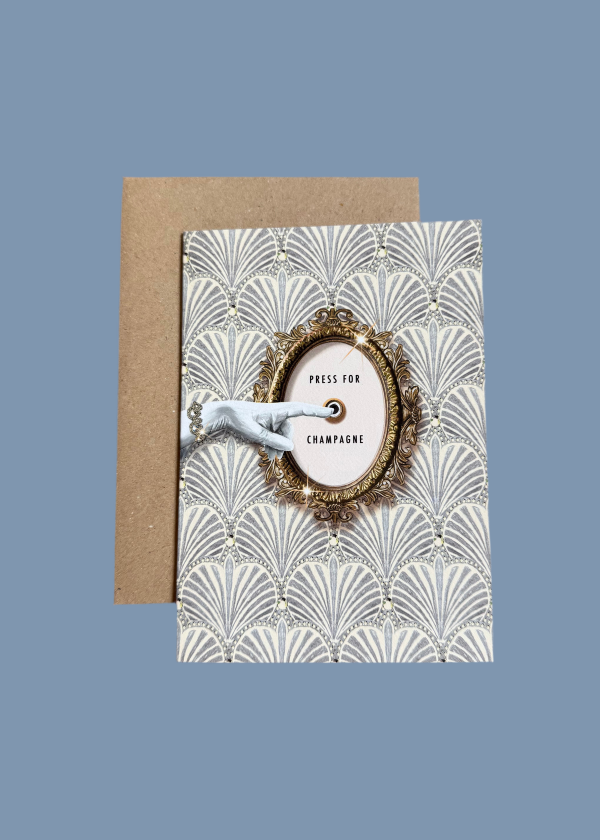 Karte &#39;Press for Champagne&#39;