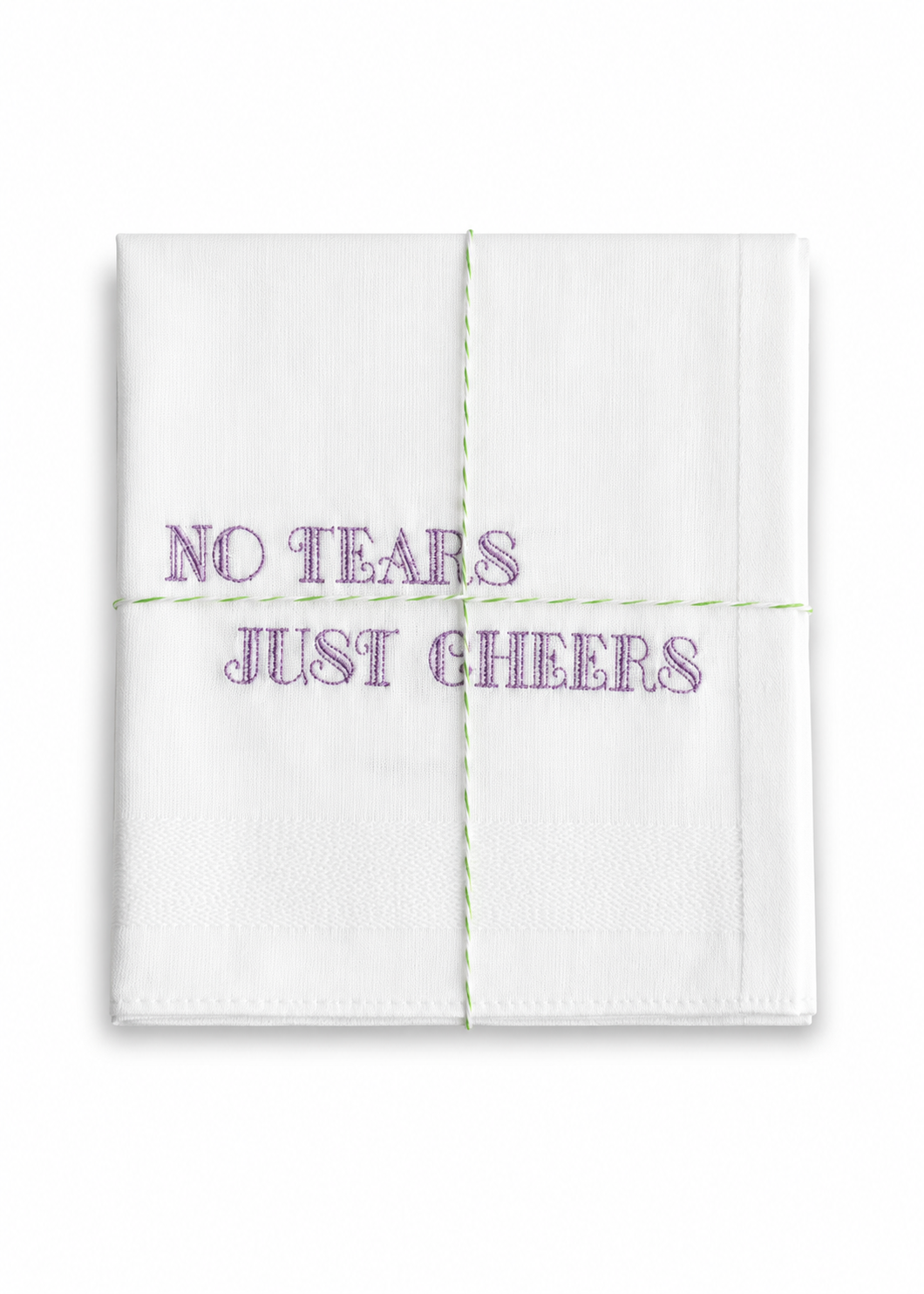 Taschentuch 'No Tears Just Cheers'