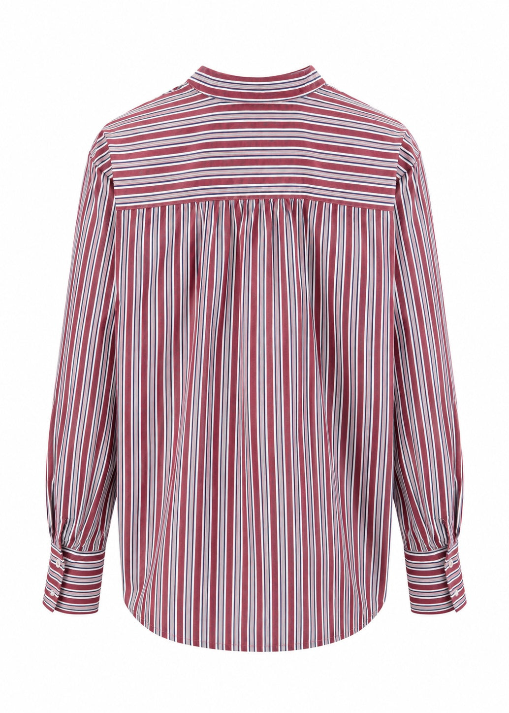 Bluse mit Volant 'Stripes'