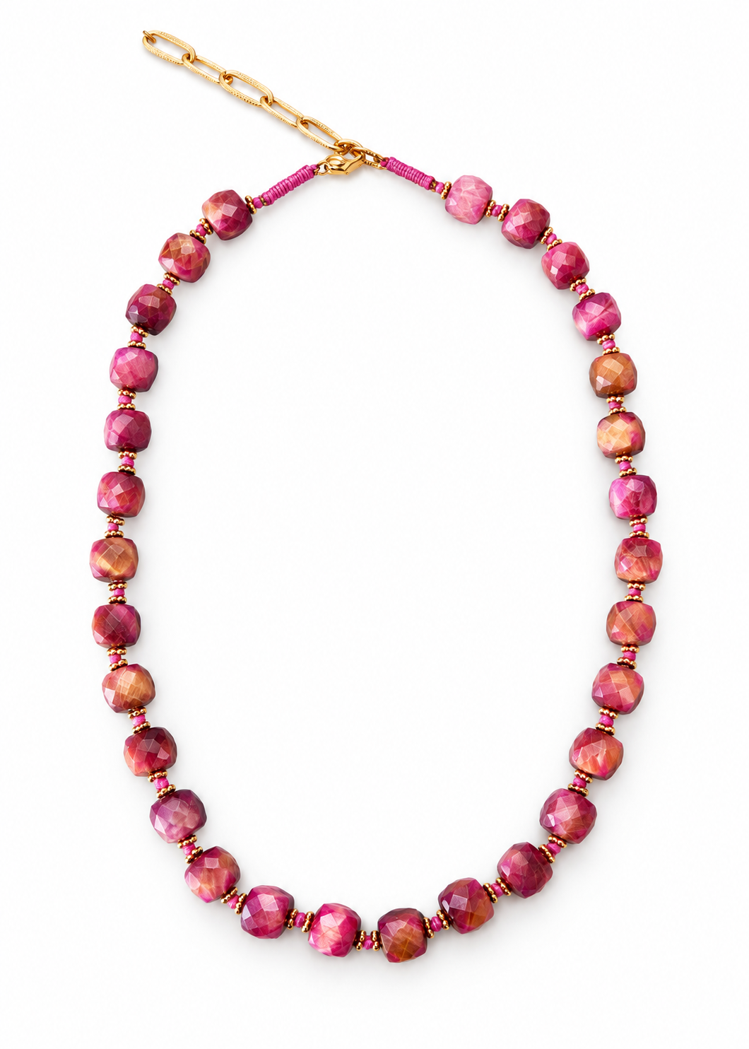 Kette 'Rhodonit'