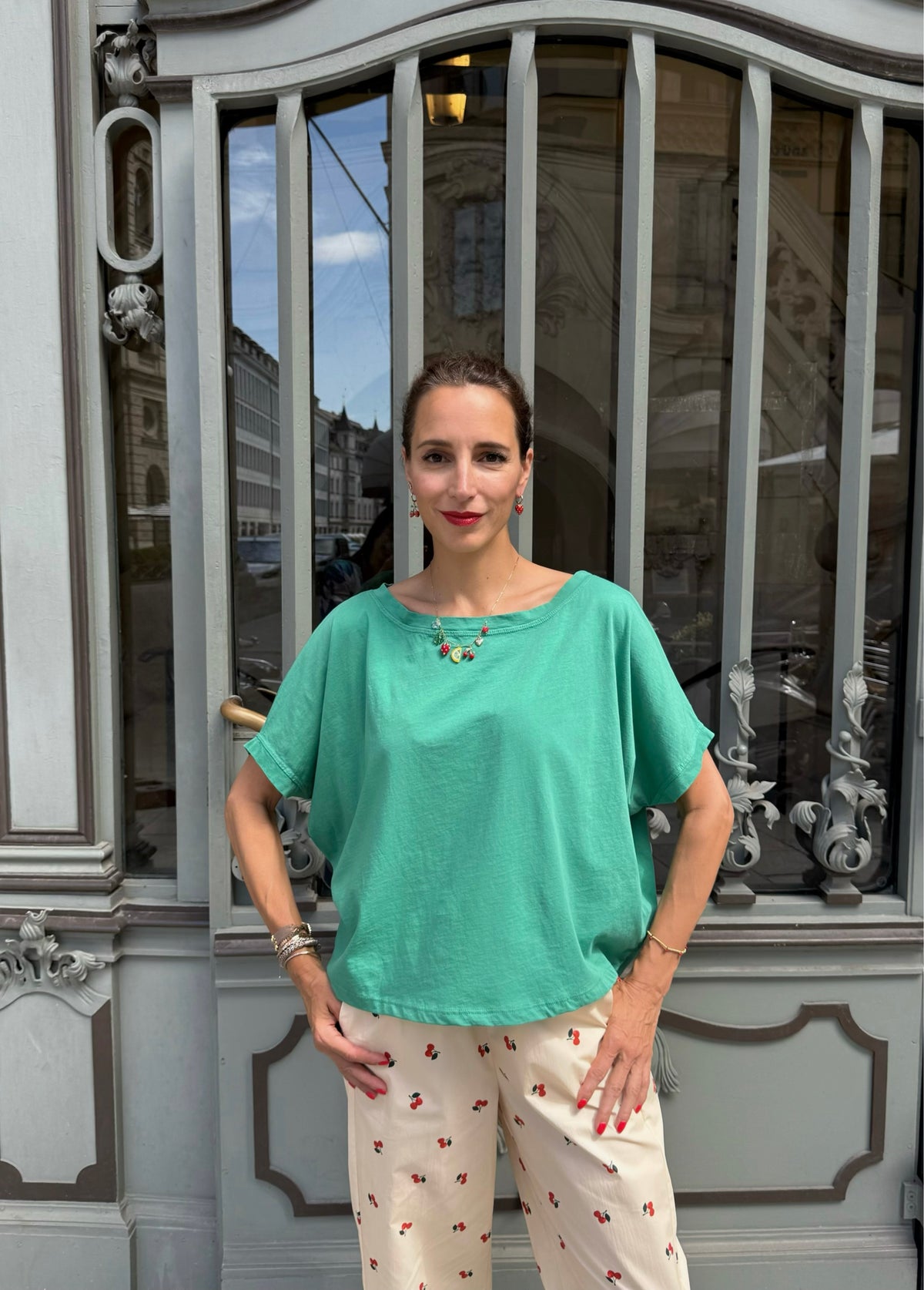 Oversized T-Shirt &#39;Grün&#39;