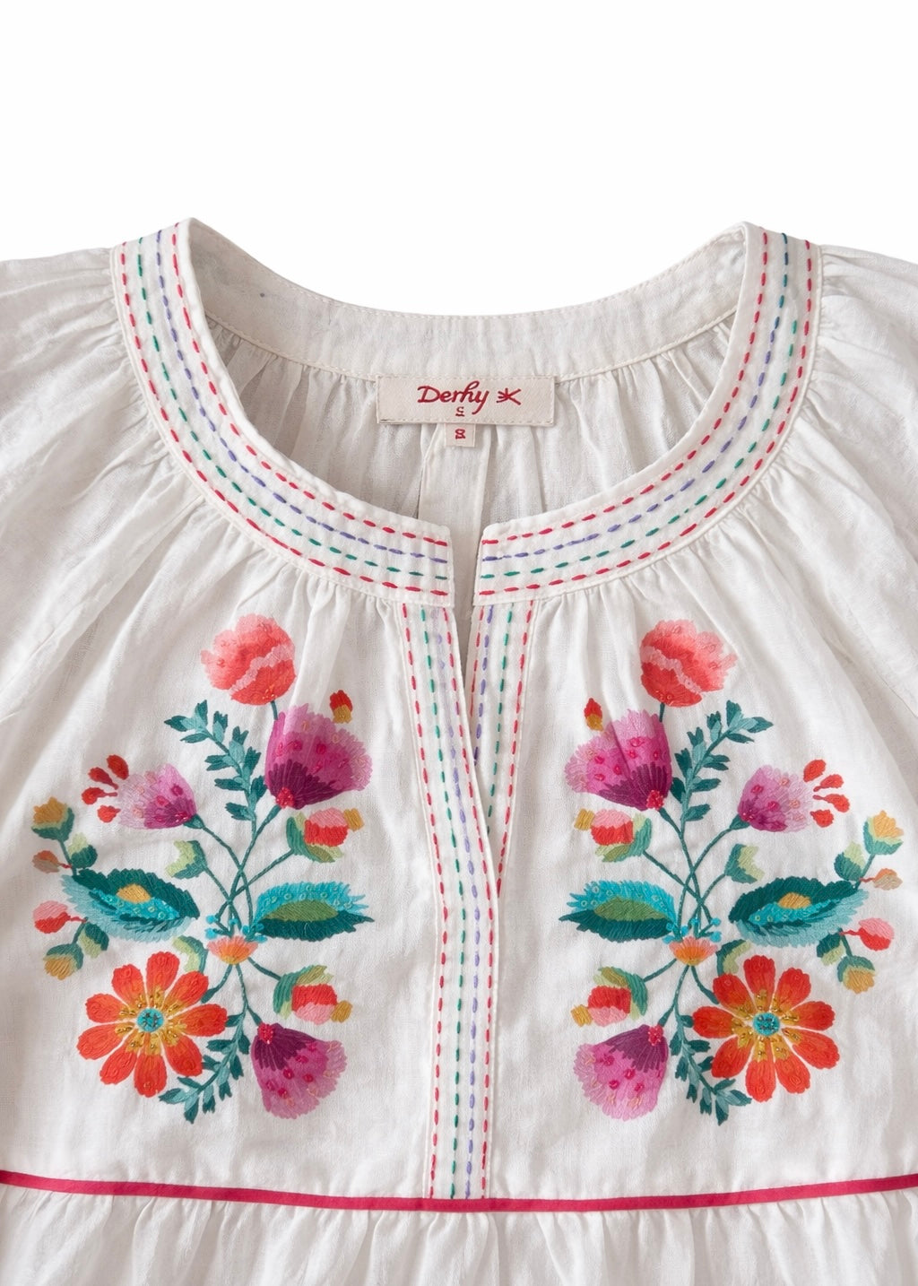 Maxi Stufenkleid 'Weiß'