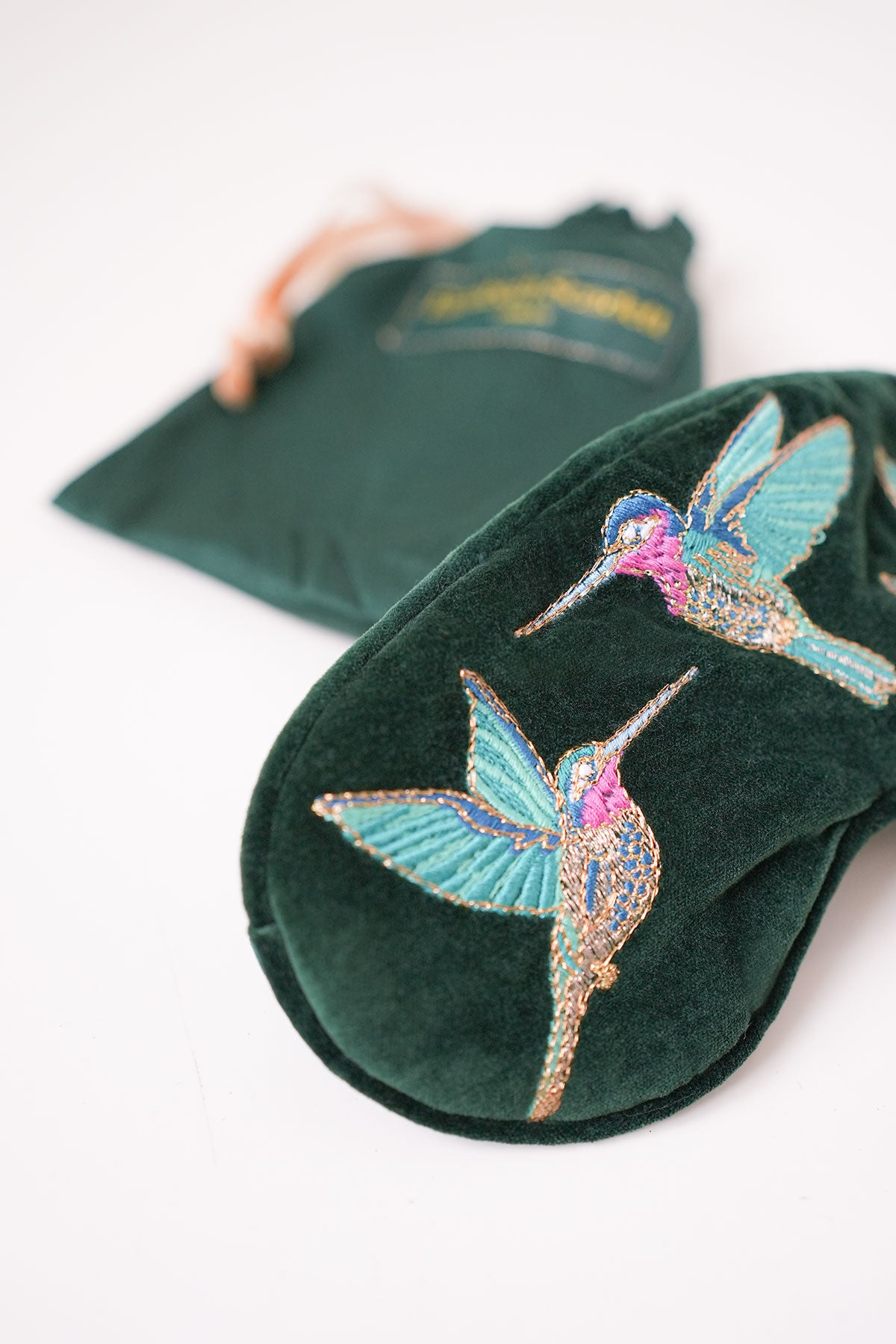 Luxus Schlafmaske Kolibri