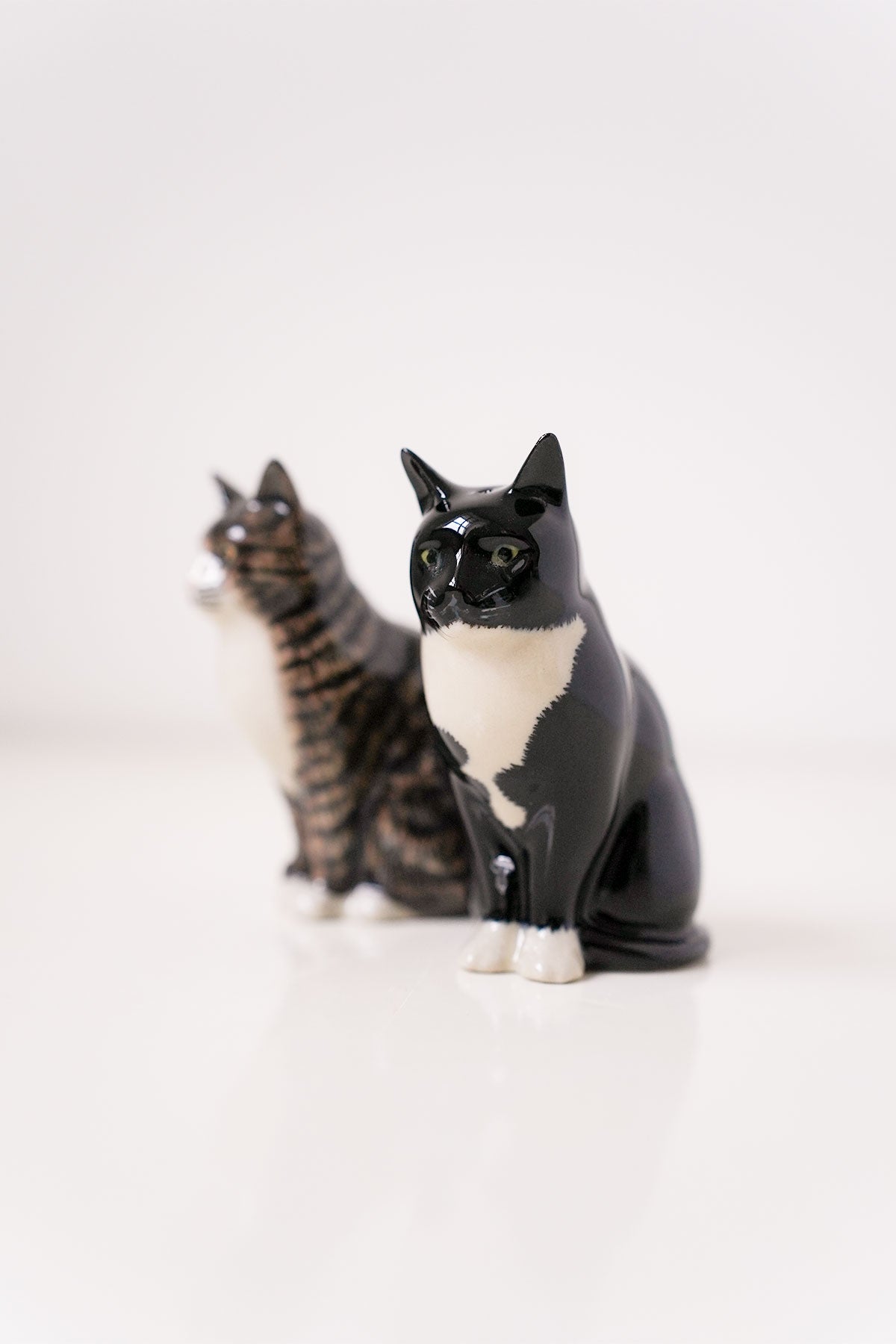 Keramik Salz &amp; Pfeffer Set Katzen