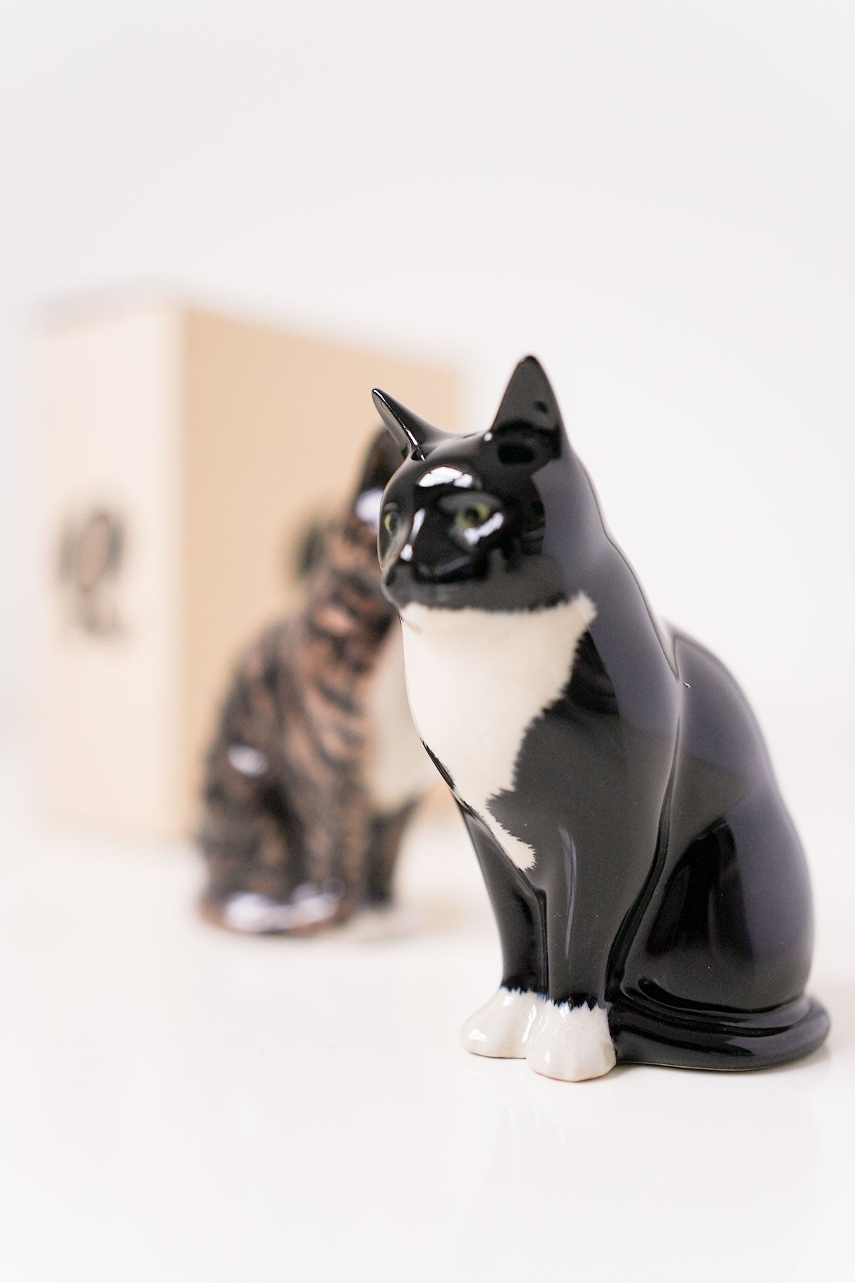 Keramik Salz &amp; Pfeffer Set Katzen