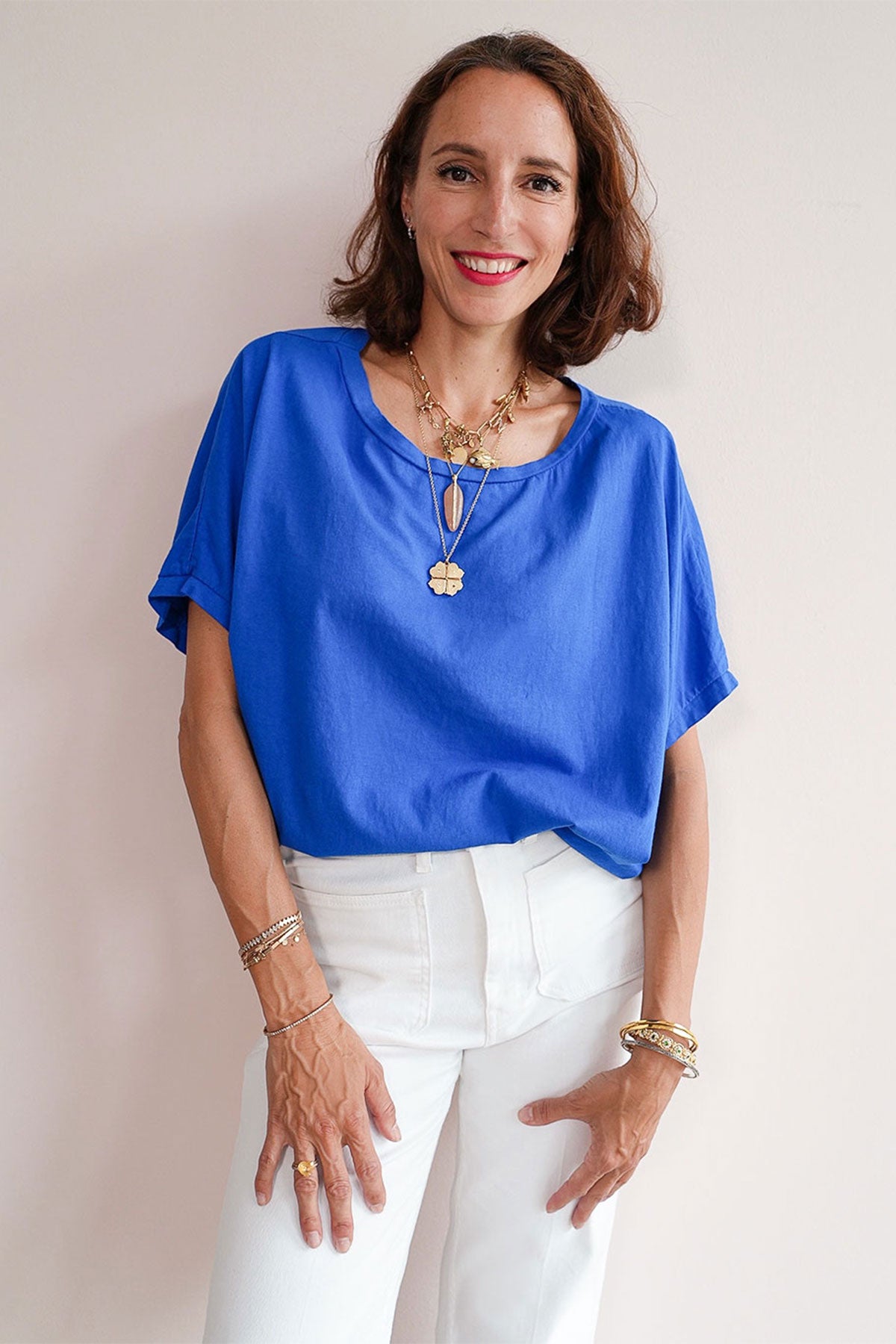 Oversized T-Shirt mit kurzem Arm
