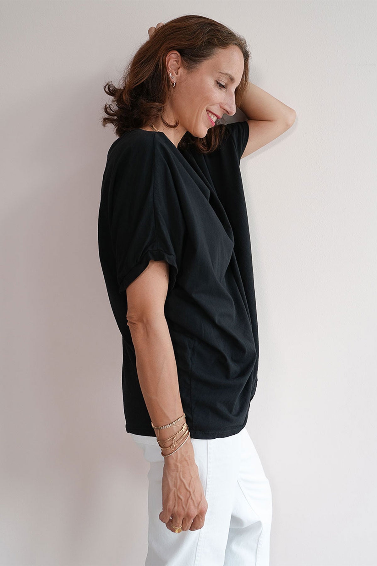 Oversized T-Shirt mit kurzem Arm