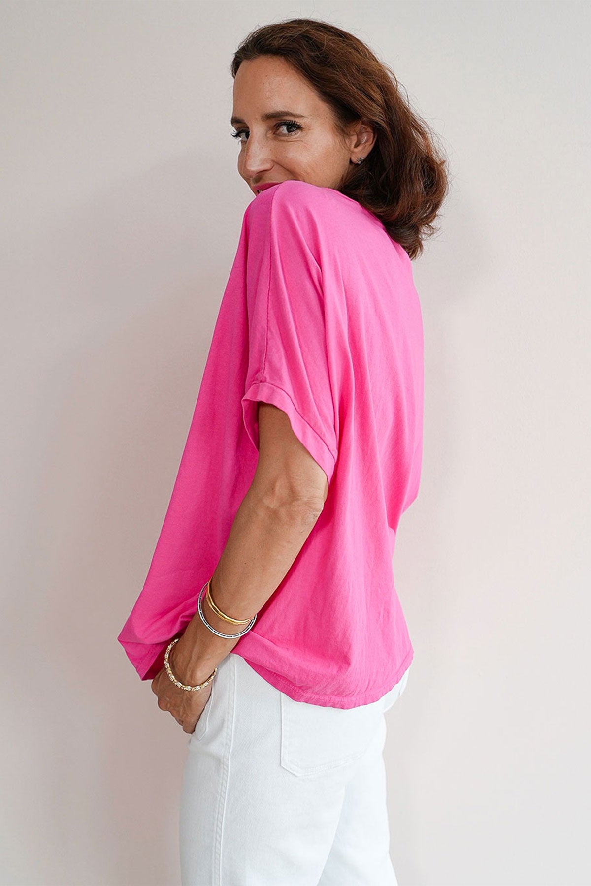 Oversized T-Shirt mit kurzem Arm