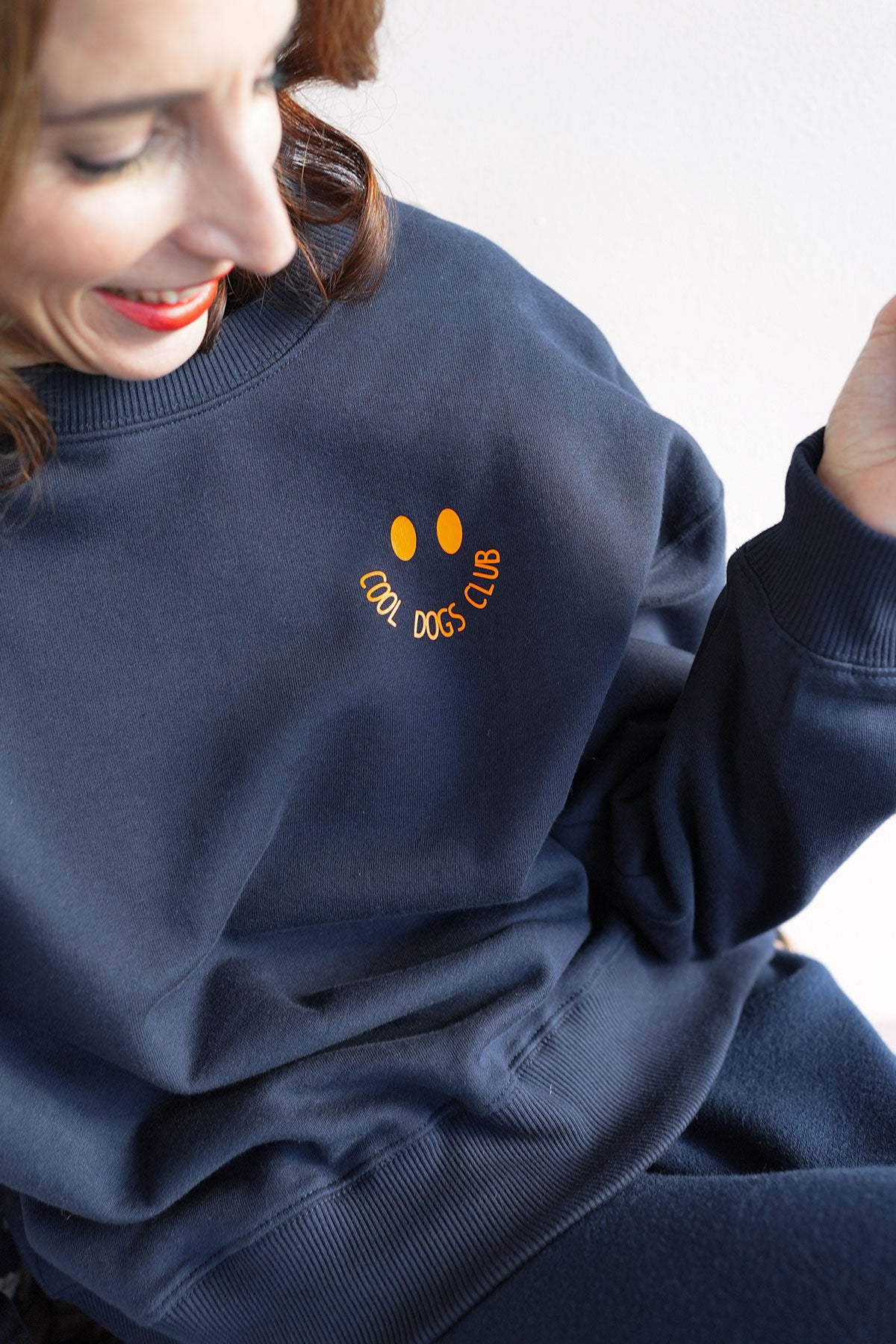 Sweatshirt Dogs Club Neon Orange